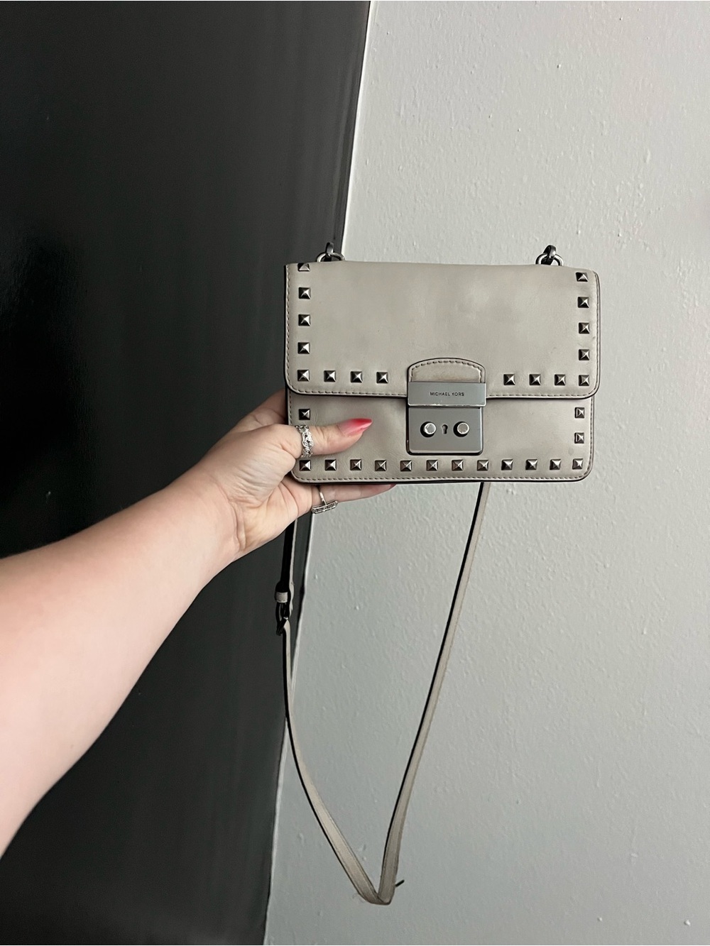 Gray Michael Kors Crossbody